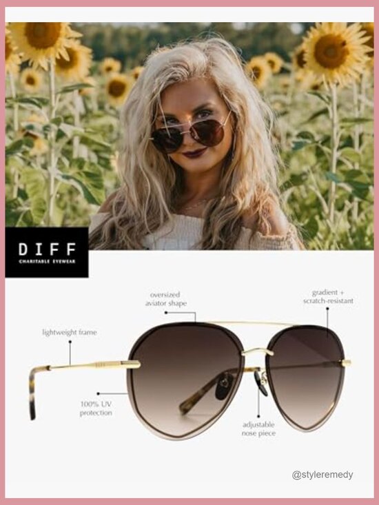 Oversized Aviator Sunglasses Gold Stainless Steel Frames UV400 Protection main image 6